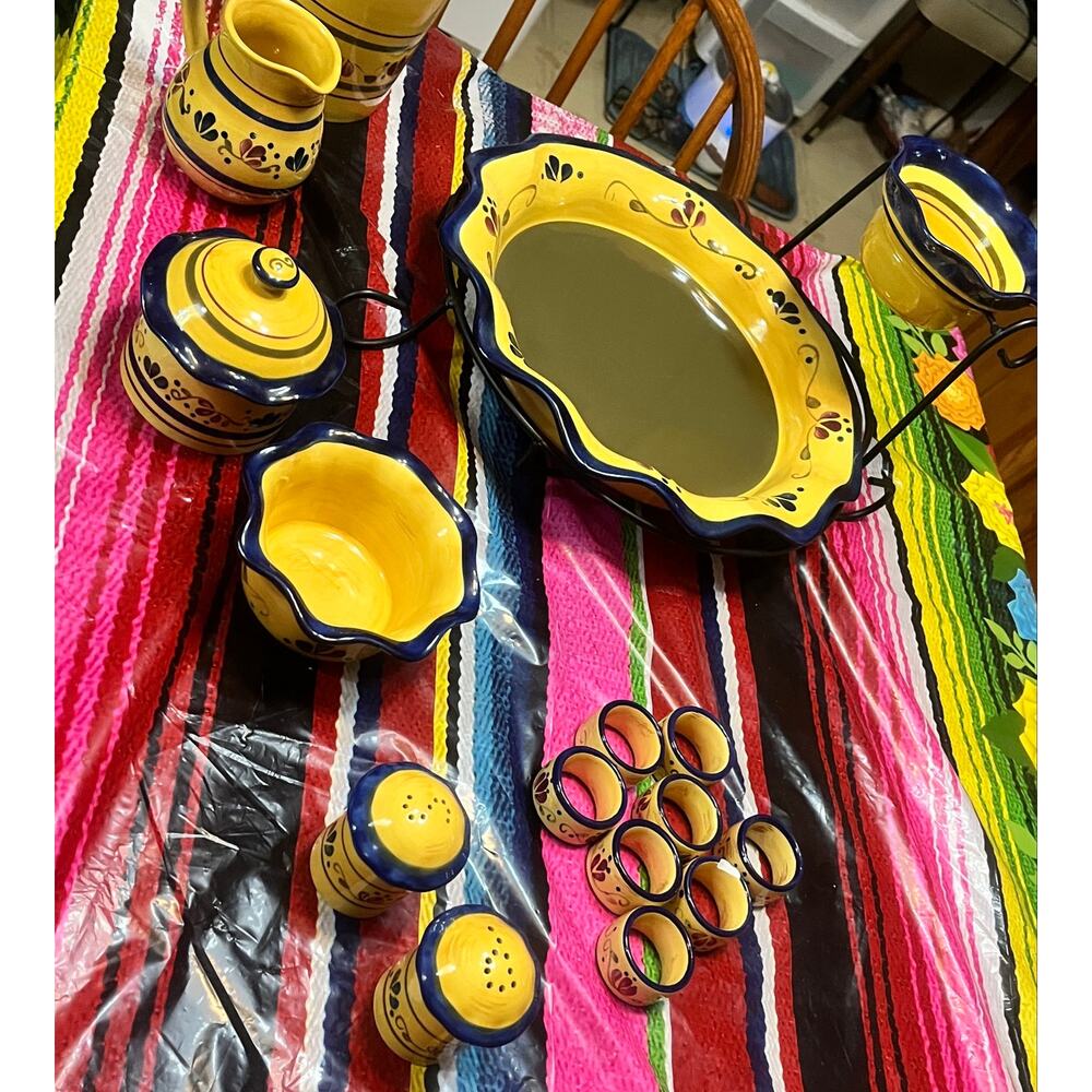 Home & Garden Party Stoneware Collection 18 Piece set (including frame)